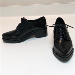 Black lace up shoes